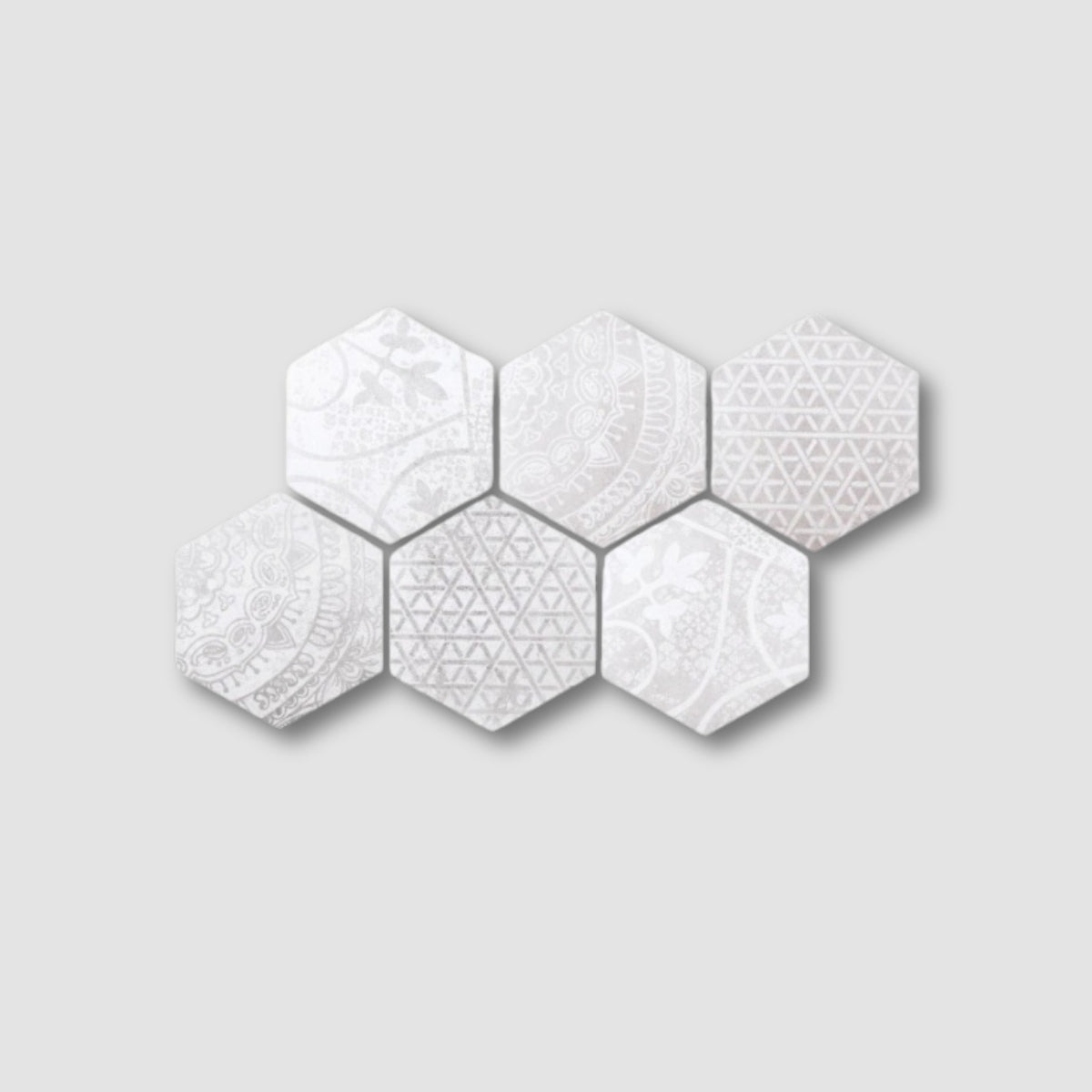 Ally Hexagon Patterned Mosaic