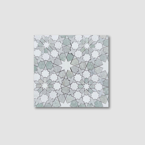 Palmyra 280x280mm (Thassos & Carrara Marble)