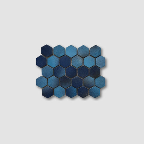 Blue / Hexagon / 48x48mm Hexagon