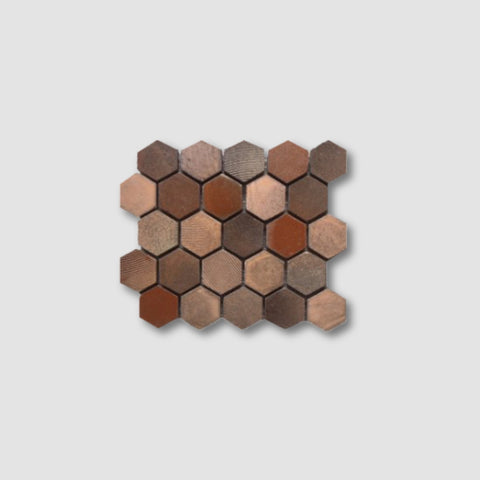 Terracotta / Hexagon / 48x48mm Hexagon