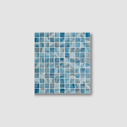 Silicate Light Blue / 25x25mm / Gloss